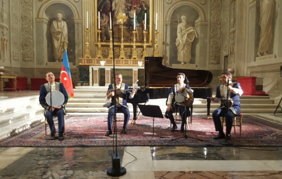 Aserbaidschanische Musik im italienischen Präsidentenpalast präsentiert