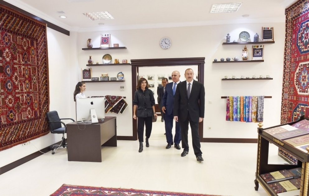 President Ilham Aliyev attended opening of Lankaran branch of “Azerkhalcha” OJSC