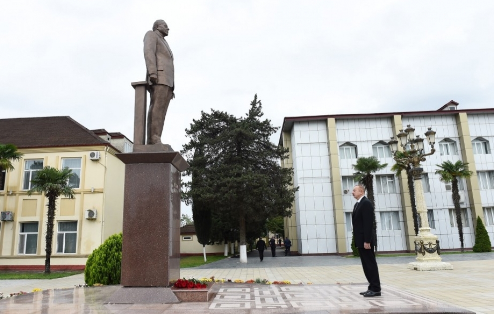 President Ilham Aliyev arrived in Astara district