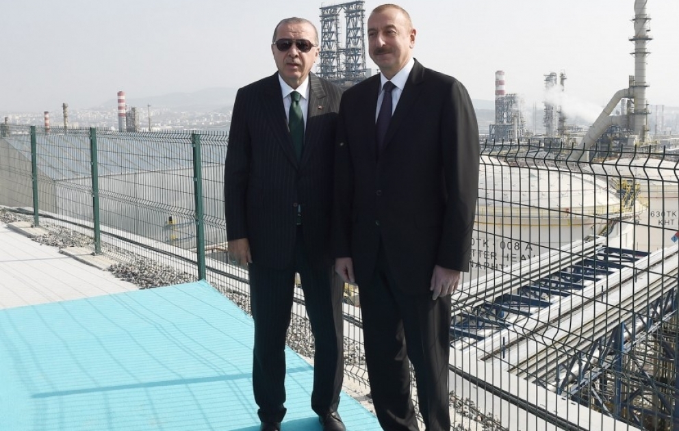 Inauguration of Star Oil Refinery was held in Izmir 
 Azerbaijani and Turkish presidents attended the ceremony