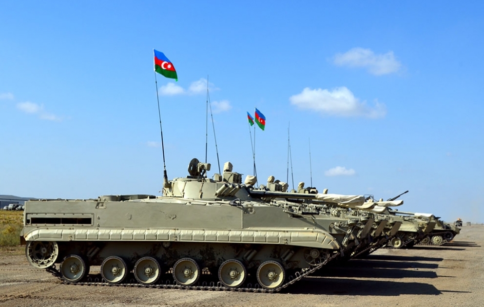 IFV crews conduct combat firing