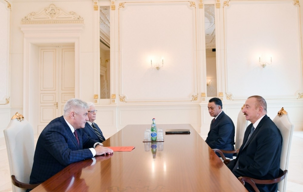 President Ilham Aliyev received delegation led by Russian Minister of Internal Affairs