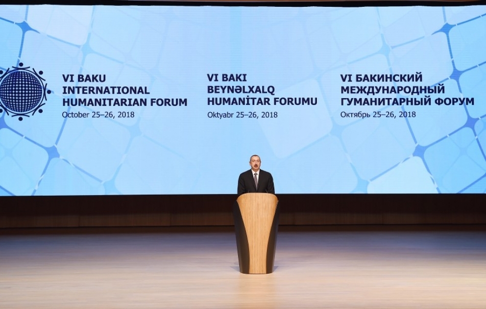 6th International Humanitarian Forum held in Baku 
President Ilham Aliyev attended official opening ceremony