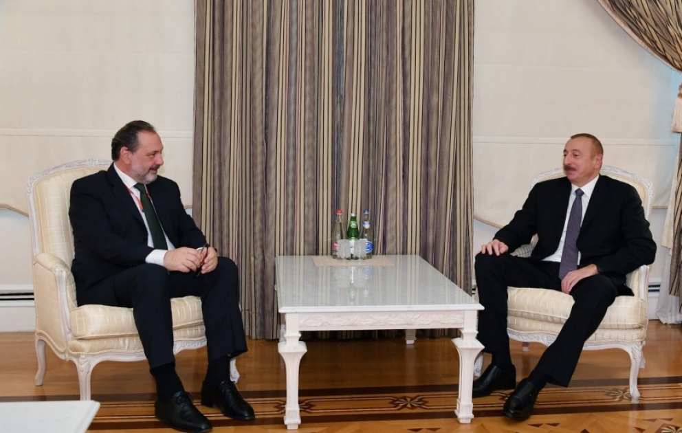 President Ilham Aliyev received president of Chamber of Representatives of Uruguay