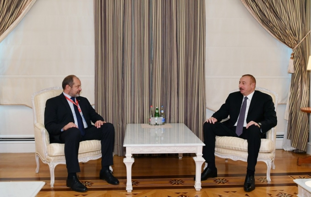 Le président Ilham Aliyev a reçu le président du Conseil national slovène
