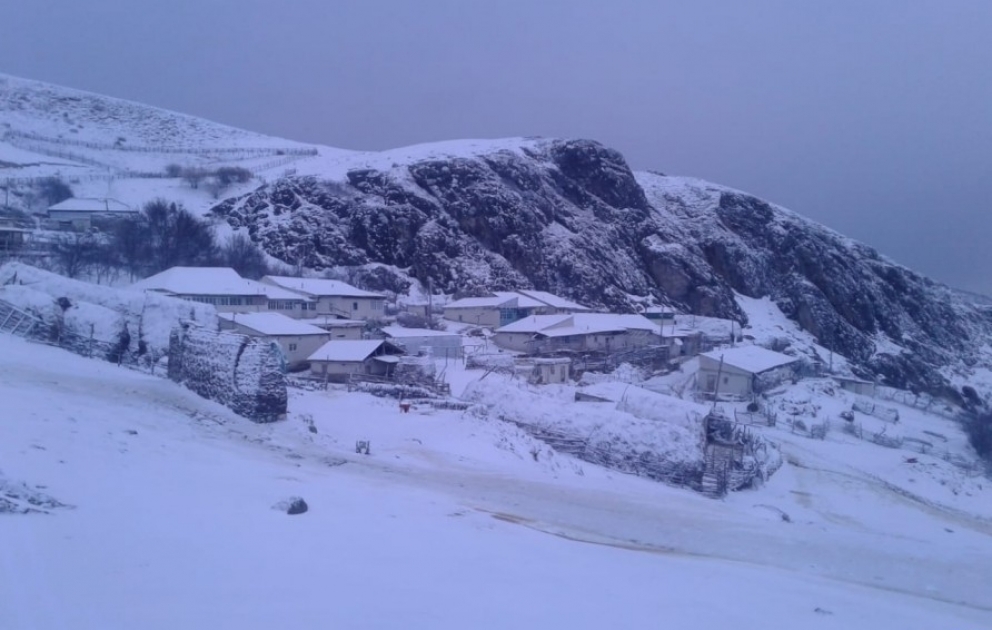 La hauteur de la neige a atteint 20 cm à Goussar