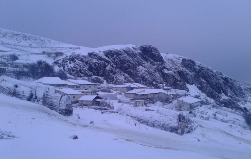 In Gusar fiel 20 Zentimeter Schnee