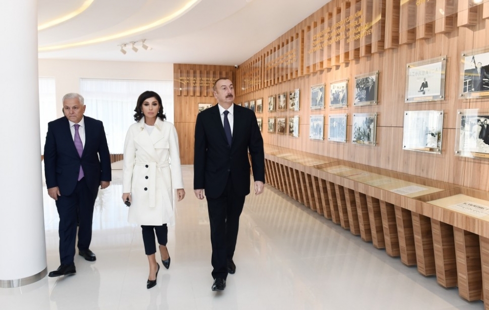In Scheki Heydar Aliyev Zentrum eröffnet