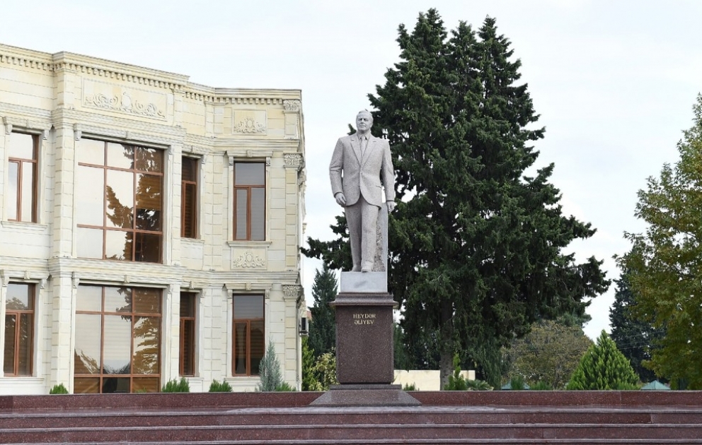 Azərbaycan Prezidenti İlham Əliyev Ağdam rayonuna səfərə gəlib