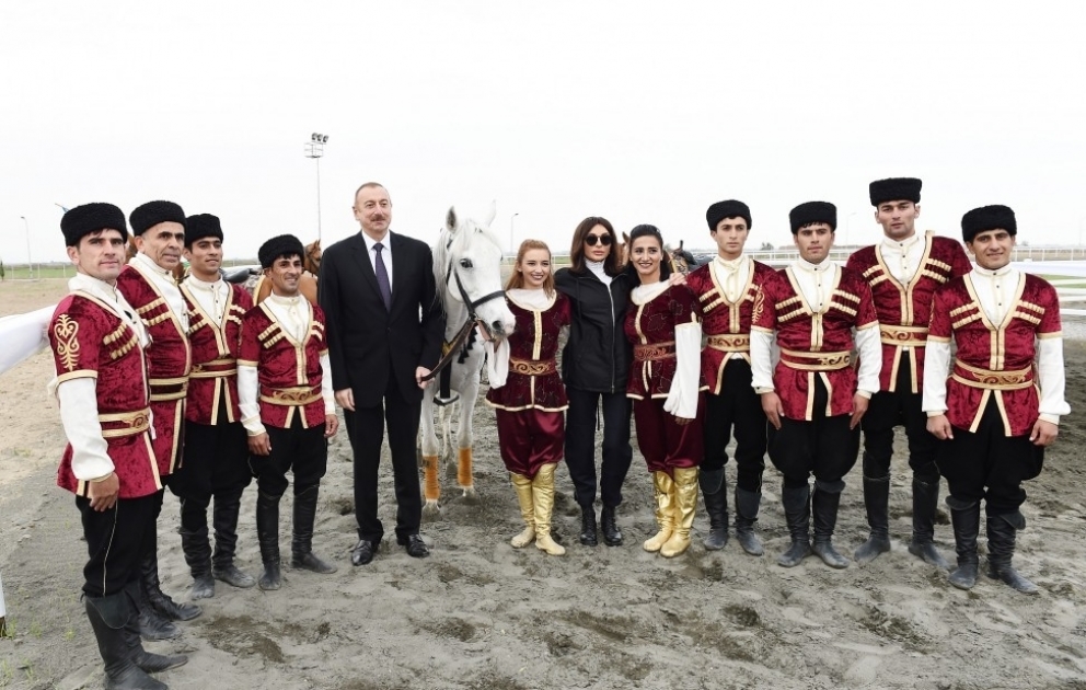 President Ilham Aliyev attended opening of Qarabag Equestrian Complex