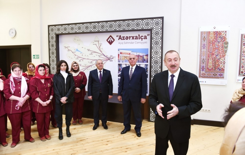 “Azərxalça”nın Ağdam filialı Qarabağ xalçaçılıq məktəbinin inkişafına mühüm töhfə verəcək