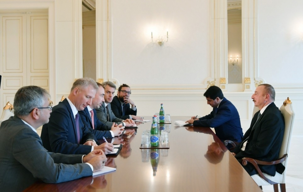 Le président Ilham Aliyev reçoit une délégation menée par un représentant spécial de l’UE