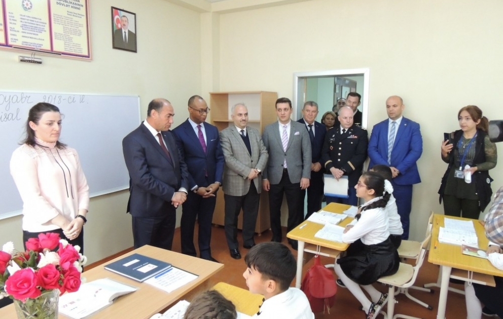 ABŞ-ın Humanitar Yardım Proqramı çərçivəsində Bərdədə tikilən məktəb binası istifadəyə verilib