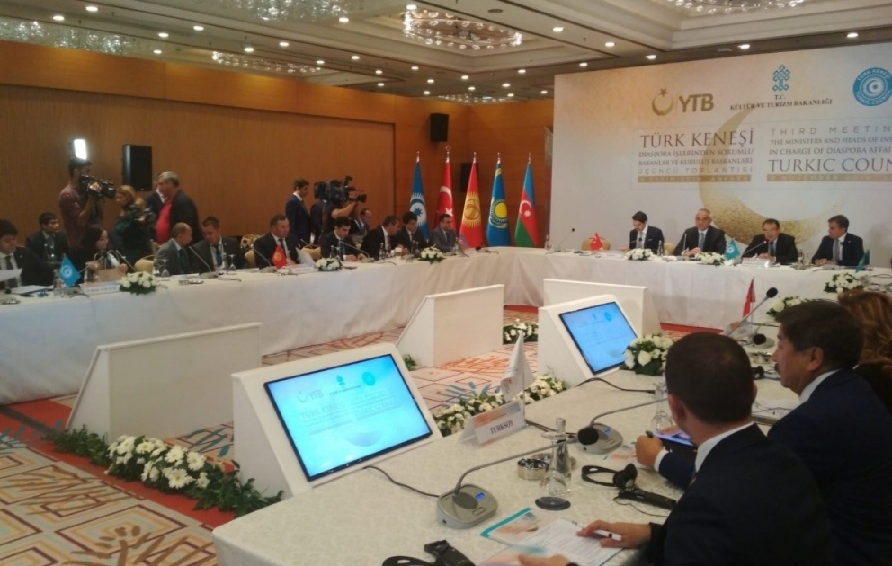Ankarada Türk Şurasına üzv ölkələrin diaspor məsələlərinə məsul dövlət qurumlarının rəhbərlərinin üçüncü iclası keçirilir