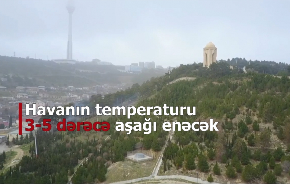 Temperatur 3-5 dərəcə aşağı enəcək