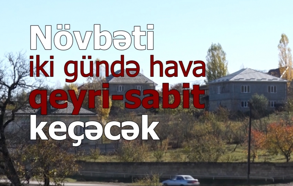 Yağışlı hava davam edəcək