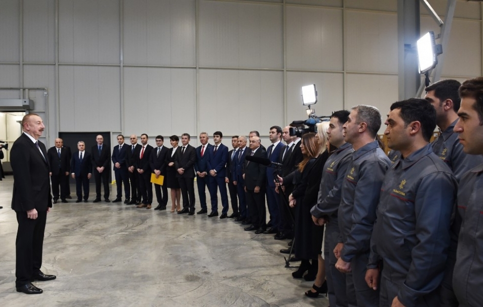 Une usine de fabrication des produits du tabac mise en service au Parc industriel chimique de Soumgaït