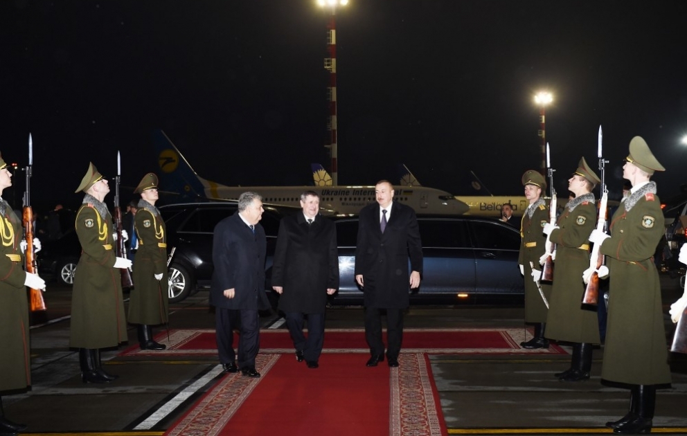 Prezident İlham Əliyevin Belarusa rəsmi səfəri başa çatıb