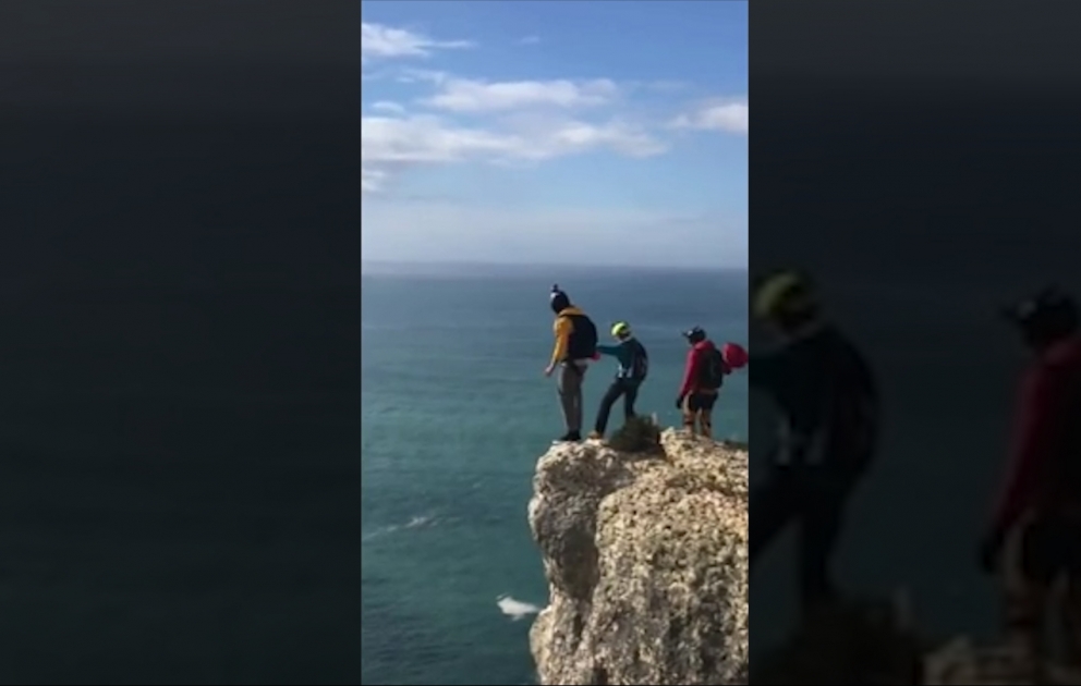 Гибель бейсджампера попала на видео