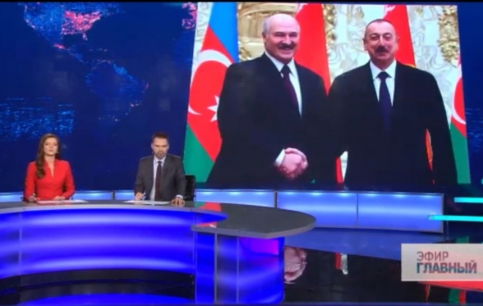 Belarusun dövlət televiziyası: Elə bir sahə yoxdur ki, Belarusla Azərbaycan arasında əlaqə qurulmasın