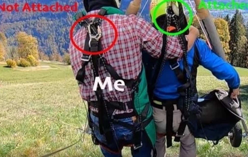 Təhlükəsizlik kəmərini bağlamağı unudan turistin havada dəhşətli anları