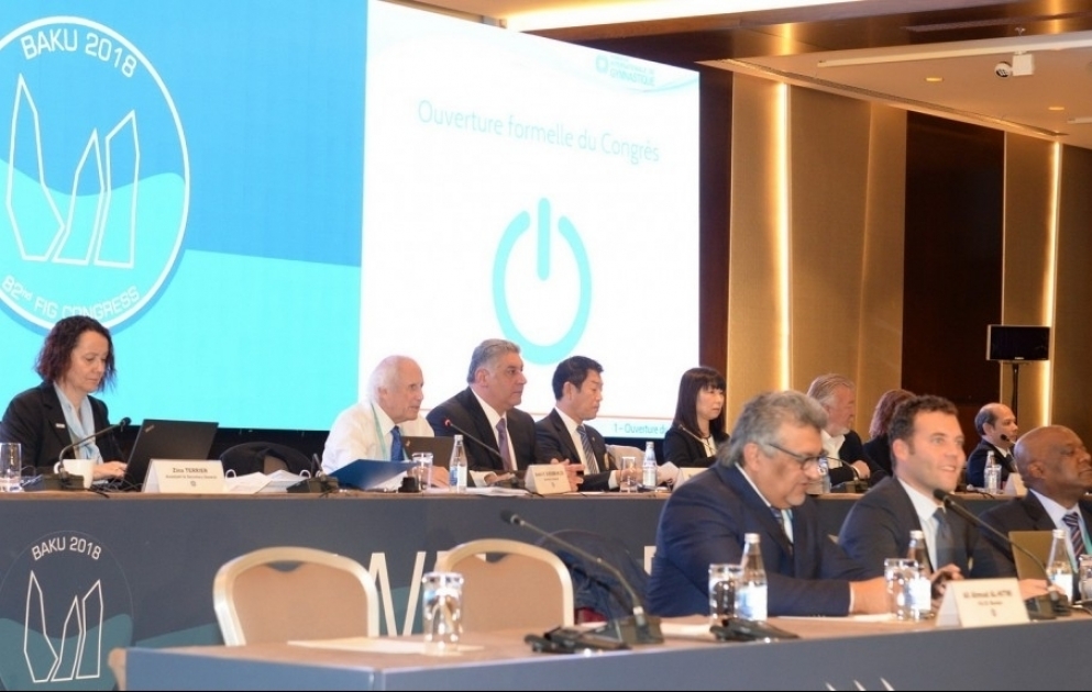 Bakıda Beynəlxalq Gimnastika Federasiyasının 82-ci Konqresinin açılışı olub