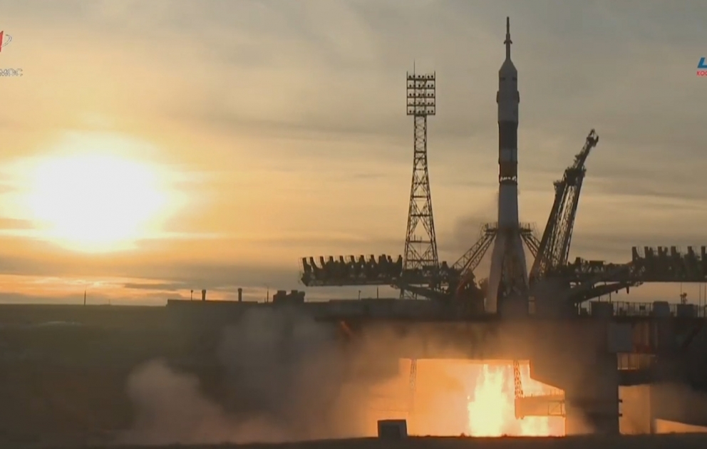 "Soyuz" raketi qəzadan sonra ilk dəfə kosmosa çıxdı