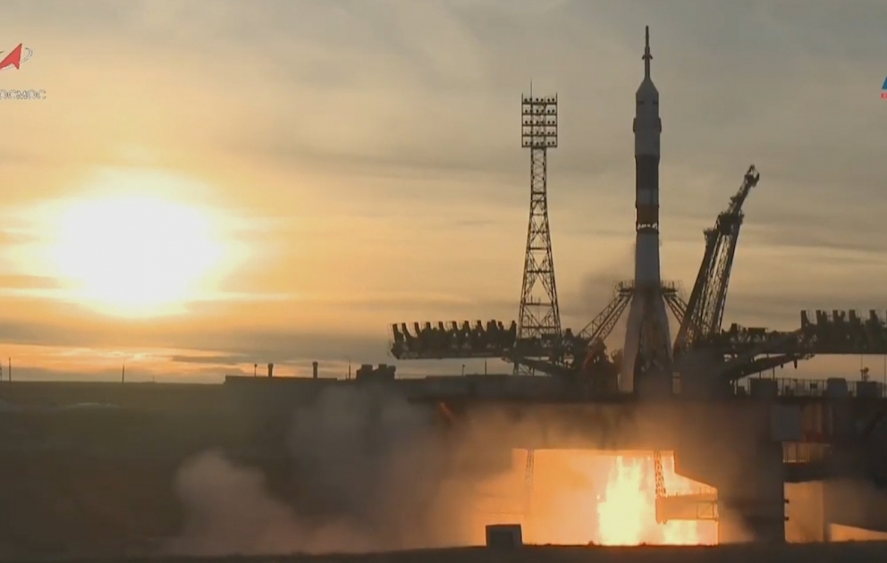 Station crew launches safely for first time since Soyuz accident