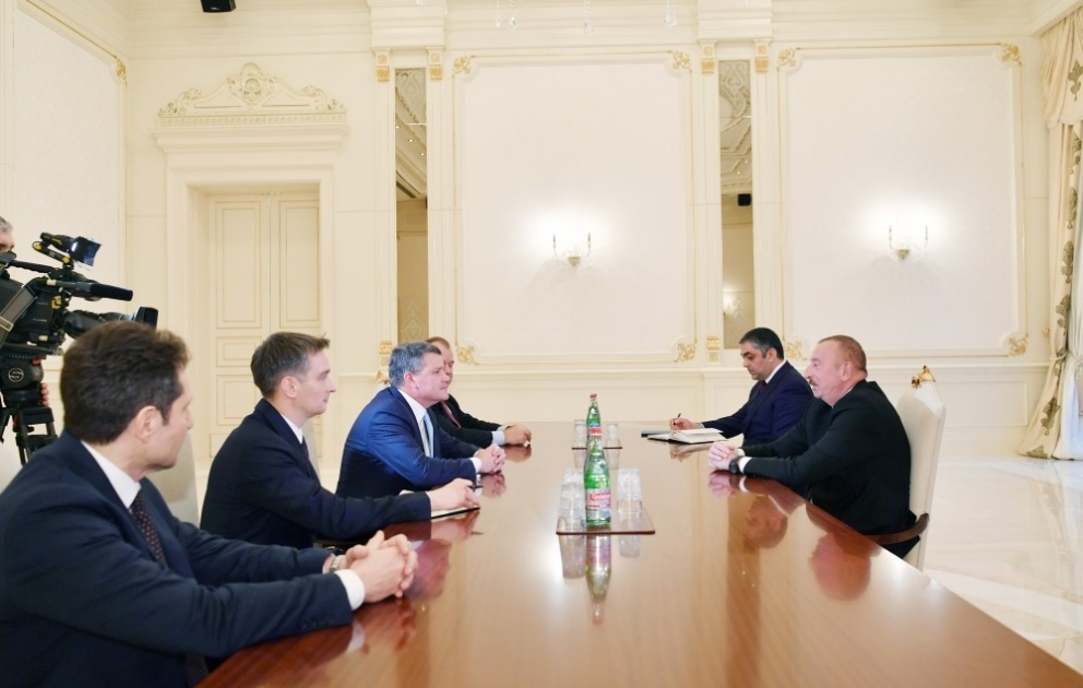 President Ilham Aliyev received CISCO delegation