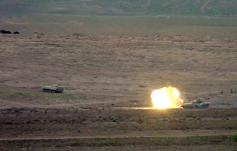 Воинское объединение провело учения с боевой стрельбой