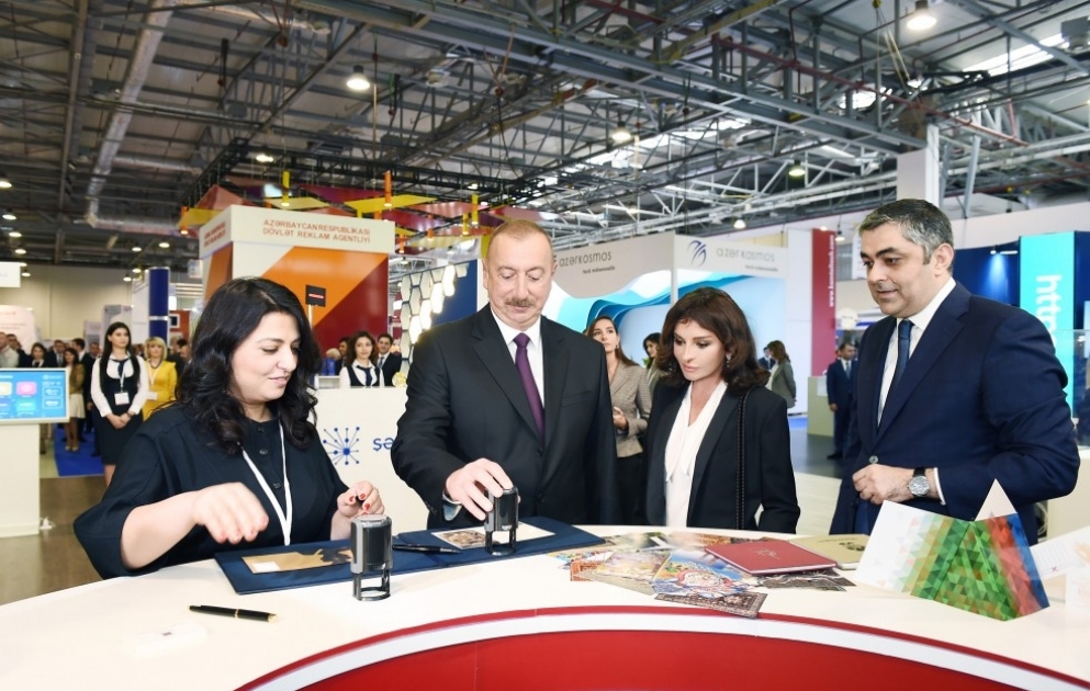 President Ilham Aliyev viewed Bakutel 2018 exhibition