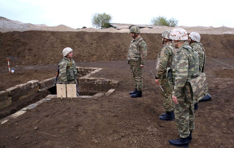 Defense Minister checked the combat readiness of the foremost units