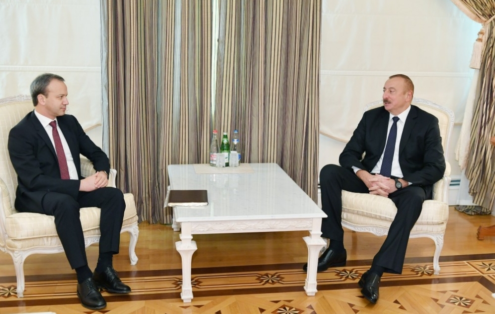 President Ilham Aliyev received FIDE president
