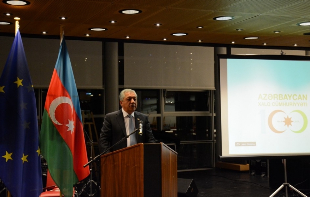 Azərbaycan Xalq Cümhuriyyətinin 100 illiyi Avropa Parlamentində təntənə ilə qeyd edilib