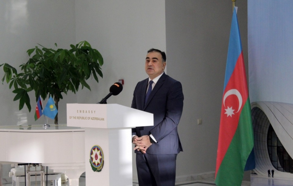 Azərbaycanın Qazaxıstandakı səfirliyində ulu öndər Heydər Əliyevin anım günü qeyd edilib