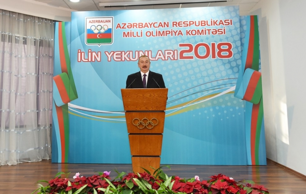 Sportergebnisse 2018: Präsident Ilham Aliyev nimmt an Veranstaltung teil