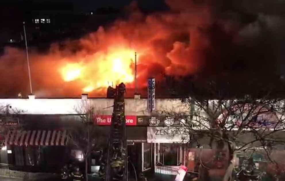 New York City on fire: 12 injured