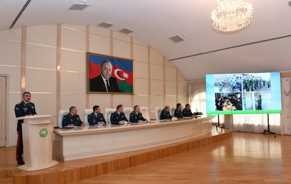 Dövlət Sərhəd Xidmətinin 2018-ci ildə xidməti-döyüş fəaliyyətinin yekunlarına həsr olunmuş müşavirə keçirilib