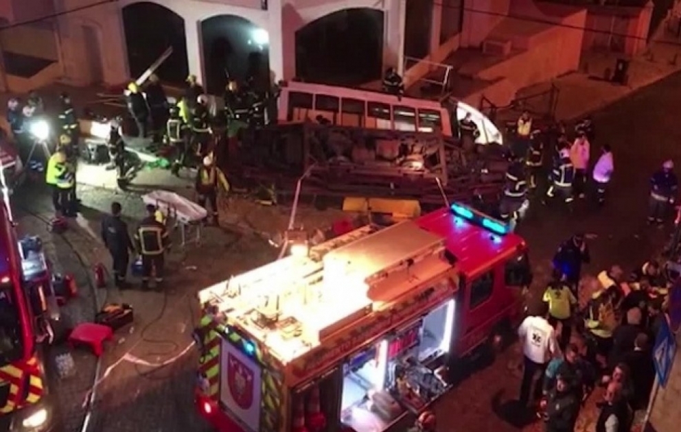 Lissabonda tramvay qəzasında 28 nəfər yaralanıb