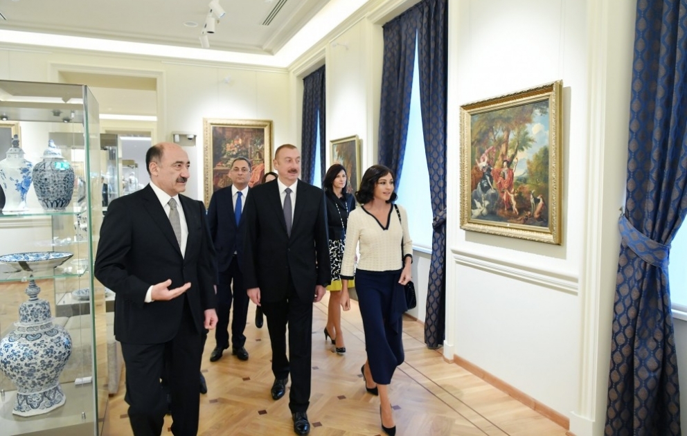 Präsident Ilham Aliyev weiht drittes Gebäude des nationalen Kunstmuseums ein