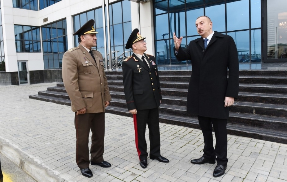 Prezident İlham Əliyev Fövqəladə Hallar Nazirliyinin İdman-Sağlamlıq Mərkəzinin açılışında iştirak edib