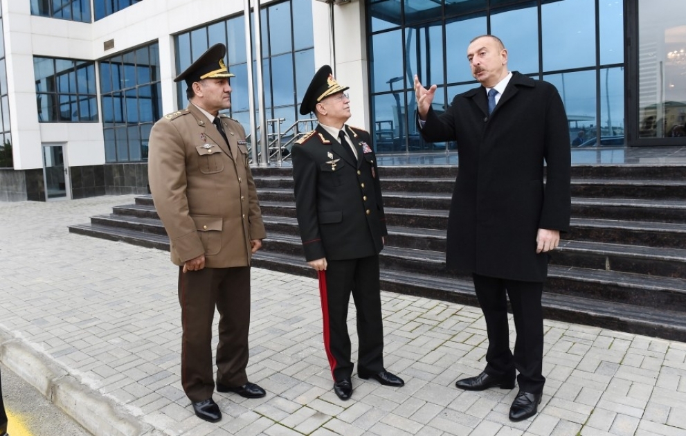President Ilham Aliyev attended inauguration of sports and health center of Ministry of Emergency Situations