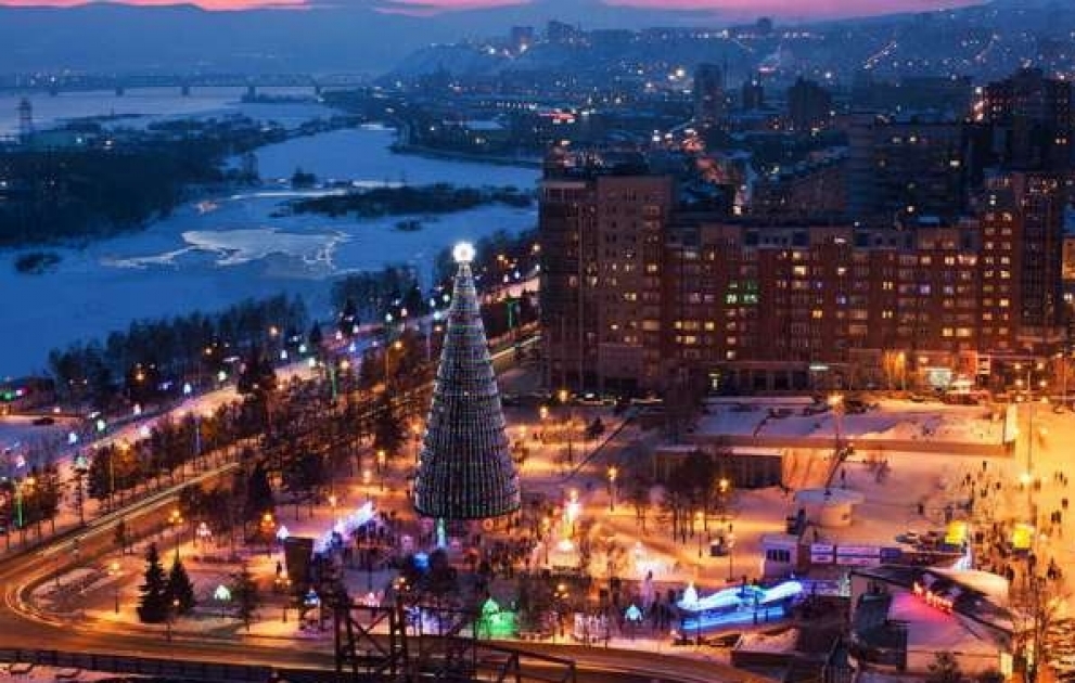 Krasnoyarskda Avrasiyanın ən böyük yolkası quruldu