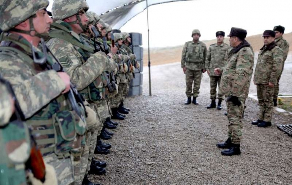 Müdafiə Nazirliyinin rəhbərliyi cəbhə bölgəsində səfərdədir