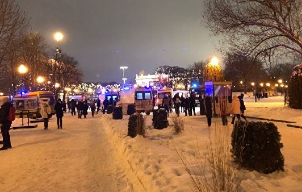 Moskvada körpü uçdu, xəsarət alanlar var