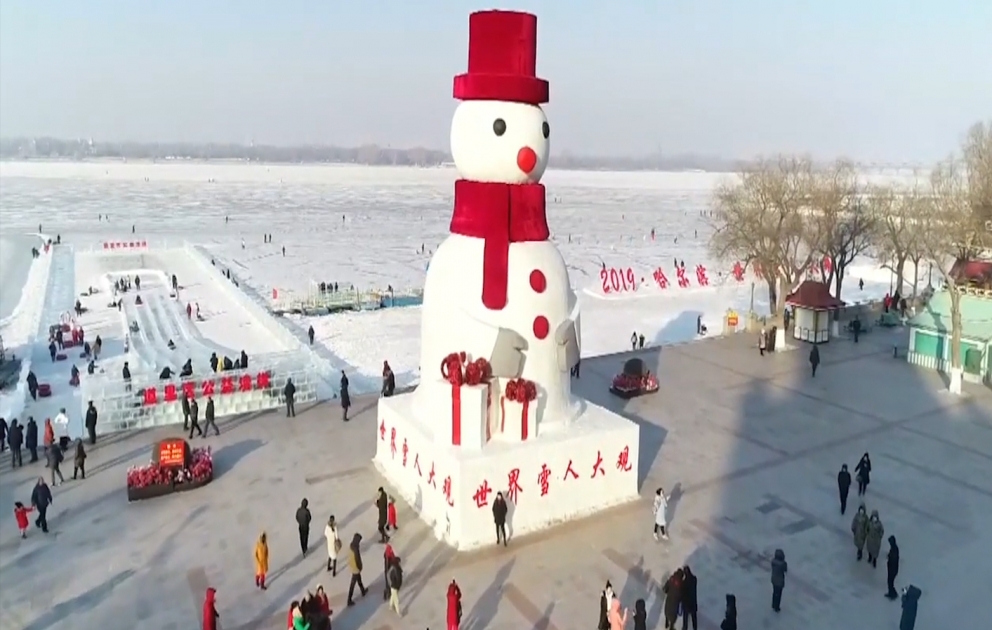 2019 Edition of World’s Largest Ice Festival Underway in China’s Harbin