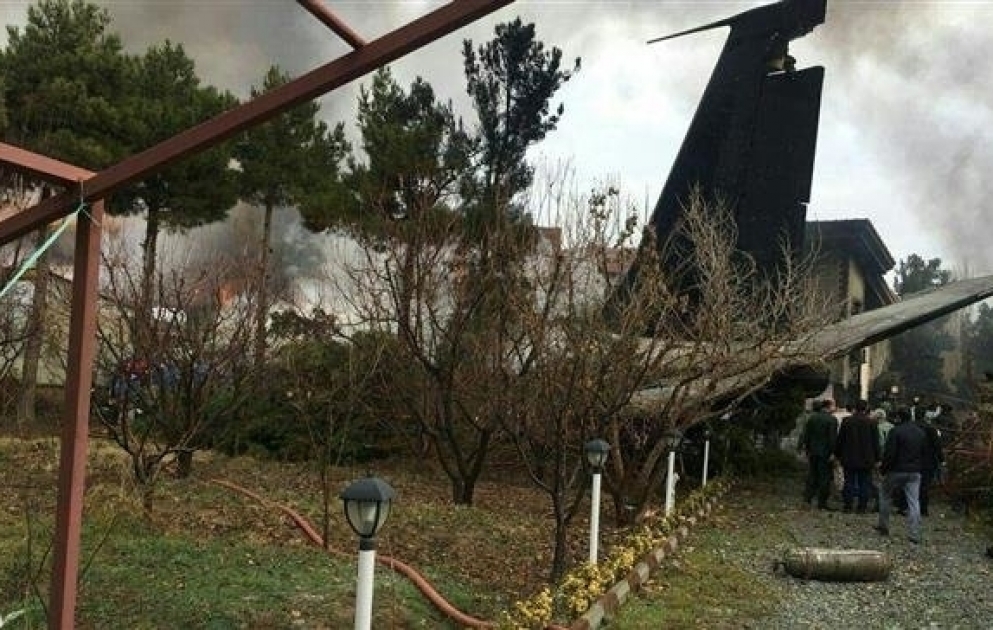 İranda “Boeing-707” yük təyyarəsi qəzaya uğrayıb