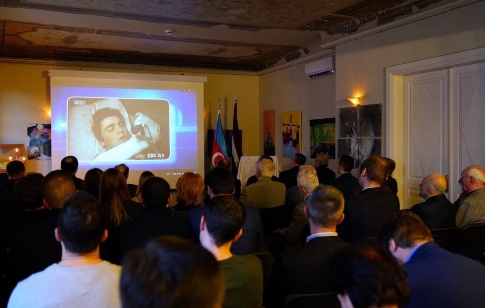 1990-cı ildə Bakıda, 1991-ci ildə Riqada törədilmiş 20 Yanvar faciələrinə həsr olunan anım tədbiri təşkil edilib