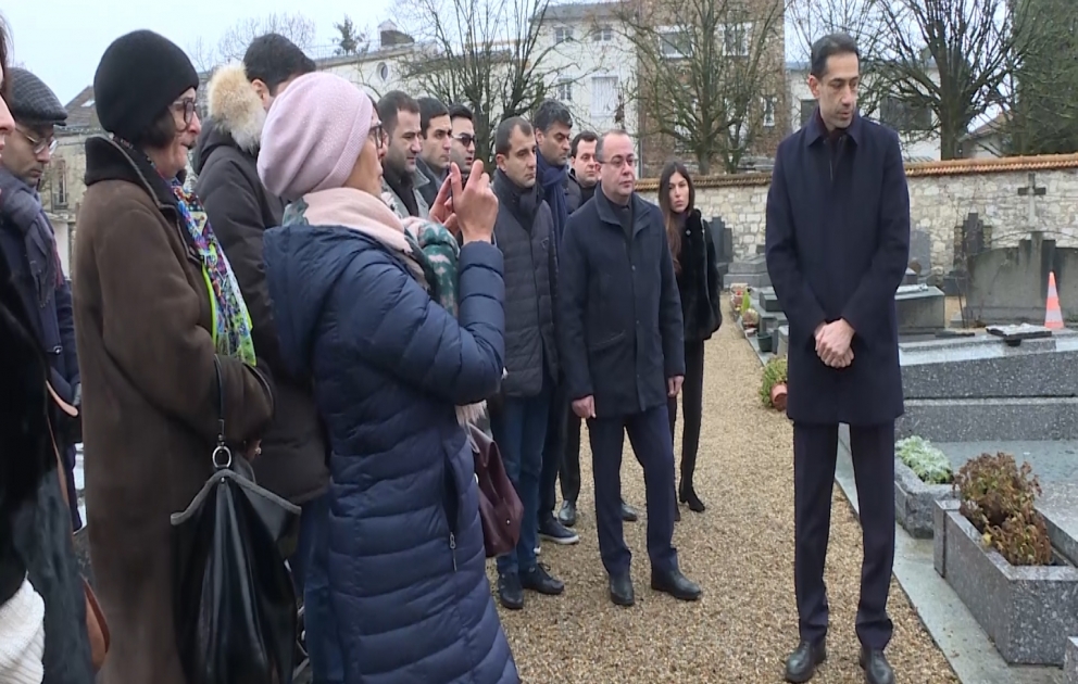 Parisdə 20 Yanvar qəhrəmanlarının xatirəsi yad edilib