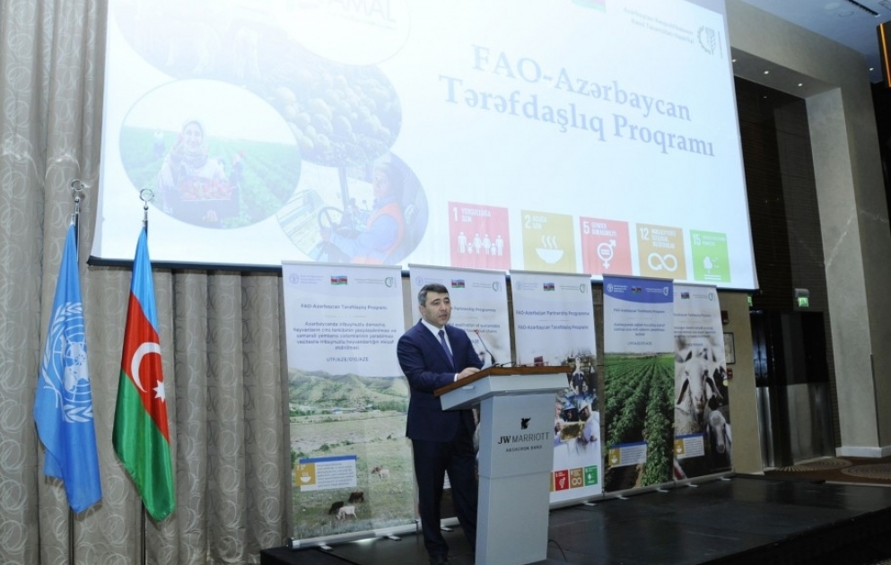 Bakıda FAO-Azərbaycan Tərəfdaşlıq Proqramının açılış mərasimi keçirilib
